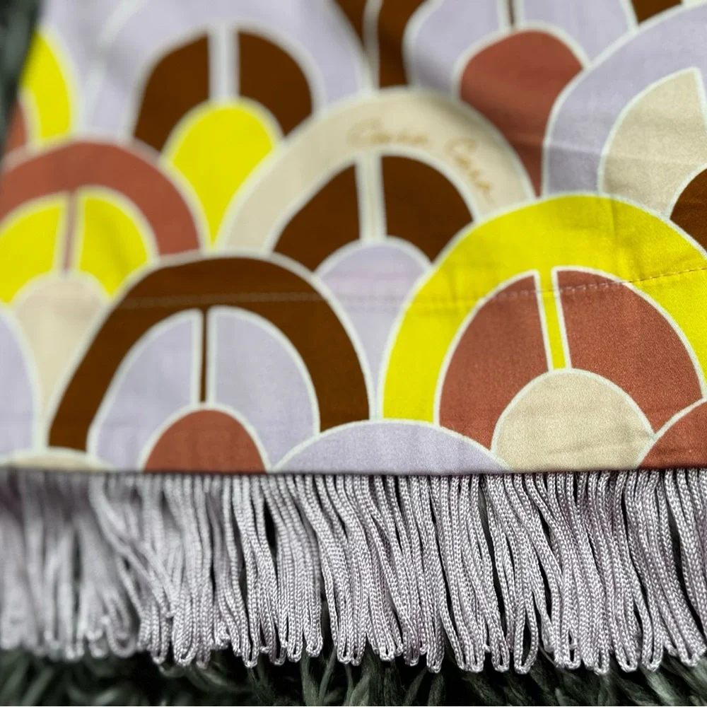 Cara Cara Vibrant Arch Mini Skirt with Fringe - Picture 4 of 10